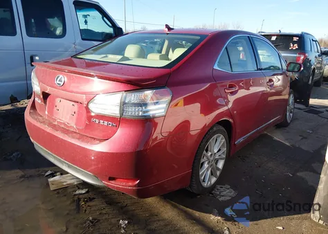 2010 Lexus Hs 250H Premium z USA, uszkodzony, nr VIN JTHBB1BA0A2006318